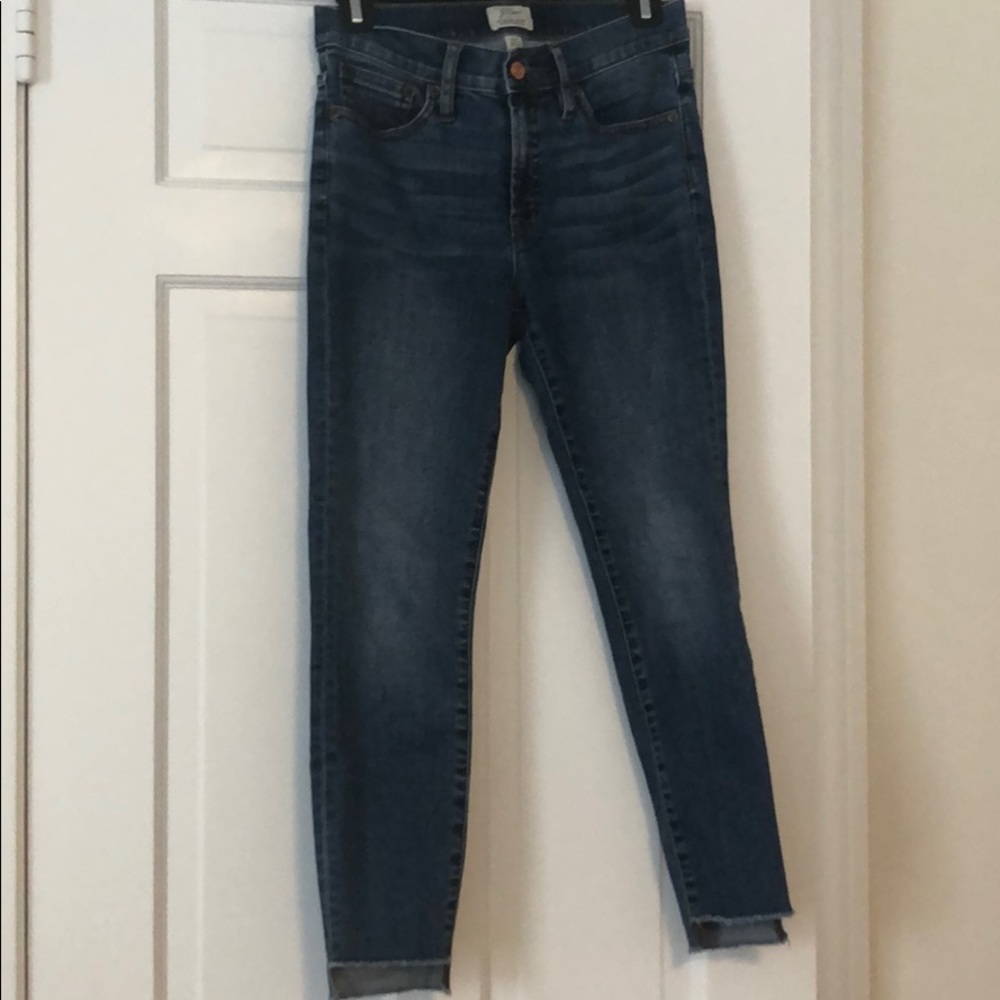 J Crew step hem jeans